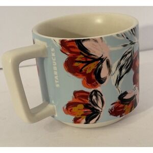 Starbucks Floral 14‎ fl oz Coffee Mug 2019 Floral Peony Swirl Ceramic Stackable